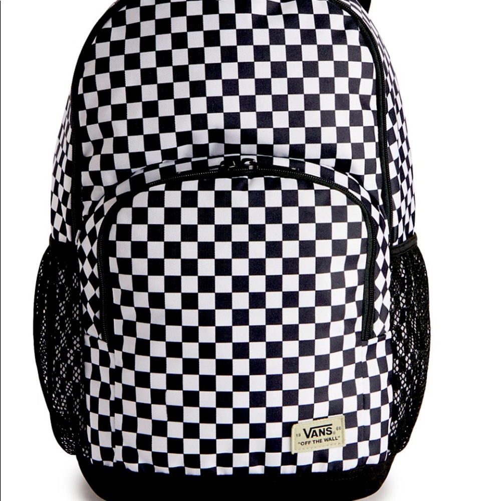 New VANS classic checkered backpack